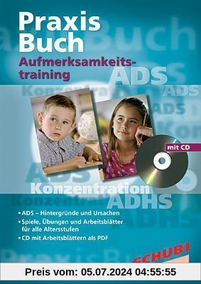 Praxisbuch Aufmerksamkeitstraining, m. CD-ROM