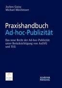 Praxishandbuch Ad-hoc-Publizit�t Praxishandbuch Ad-hoc-Publizit�t