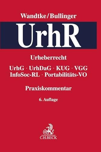 Praxiskommentar Urheberrecht von C.H.Beck