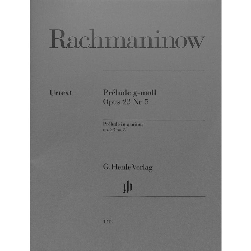 Prelude g-moll op 23/5 Prelude g-moll op 23/5