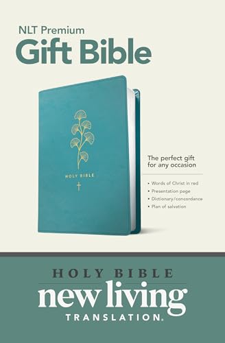 Holy Bible: New Living Translation Teal Leatherlike von Tyndale House Publishers