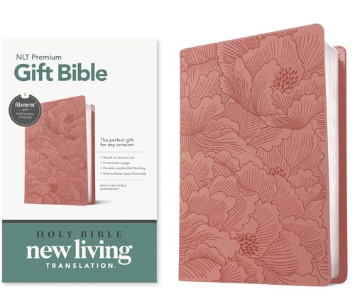 Premium Gift Bible Nlt, Filament Enabled (Leatherlike, Dusty Pink Petals, Red Letter) von Tyndale House Publishers