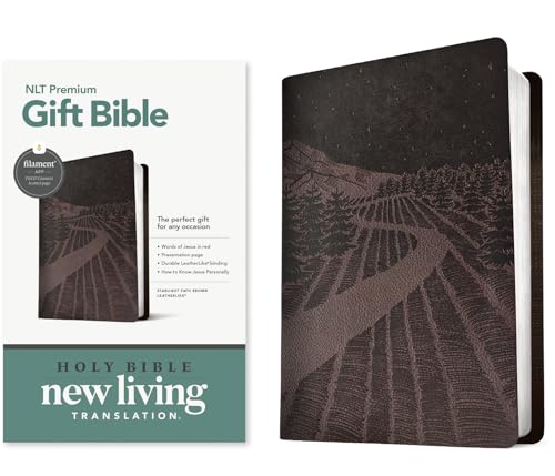 Premium Gift Bible Nlt, Filament Enabled (Leatherlike, Starlight Path Brown, Red Letter) von Tyndale House Publishers