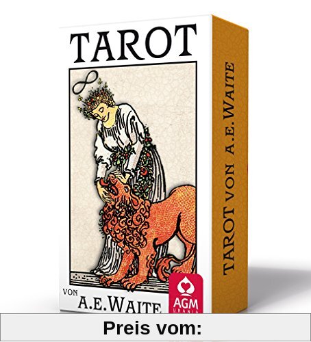 Premium Tarot von A.E. Waite (Tarotkarten im Pocketformat, 5,7 x 8,9 cm)
