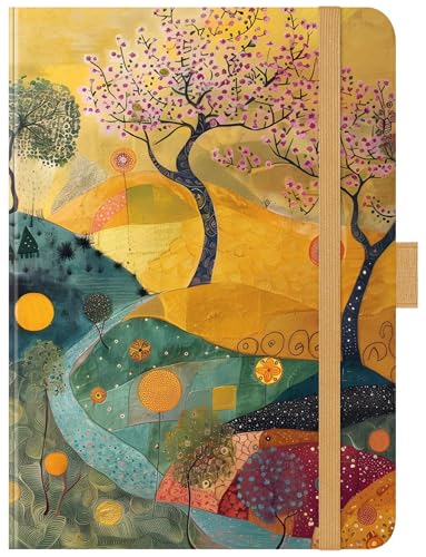 Premium Timer Big "Kirschblüte" 2026: Hochwertiger Buchkalender. Terminplaner mit Wochenkalendarium, Gummiband und Stifthalter. 12 x 17 cm von Korsch Verlag