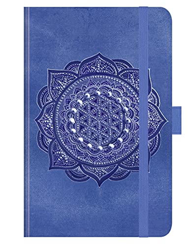 Premium Timer Small "Indigo Mandala" 2022: Buchkalender - Terminplaner mit hochwertiger Folienveredelung und Prägung. 9 x 14 cm von Korsch Verlag