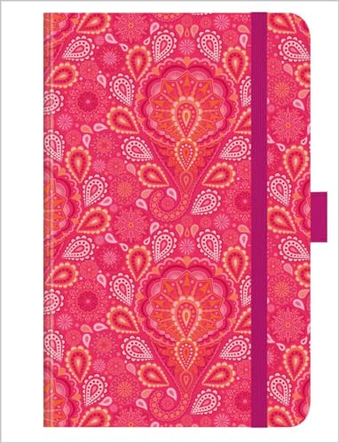 Premium Timer Small "Pink India" 2024: Buchkalender - Terminplaner mit hochwertiger Folienveredelung und Prägung. 9 x 14 cm