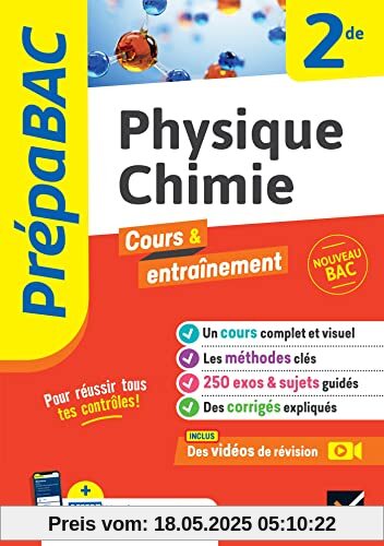 Prépabac Physique-chimie 2de: nouveau programme de Seconde