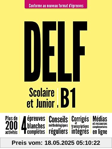 Preparation a l'examen du DELF Scolaire et Junior: Livre B1 + audios telecha Preparation a l'examen du DELF Scolaire et Junior: Livre B1 + audios telecha