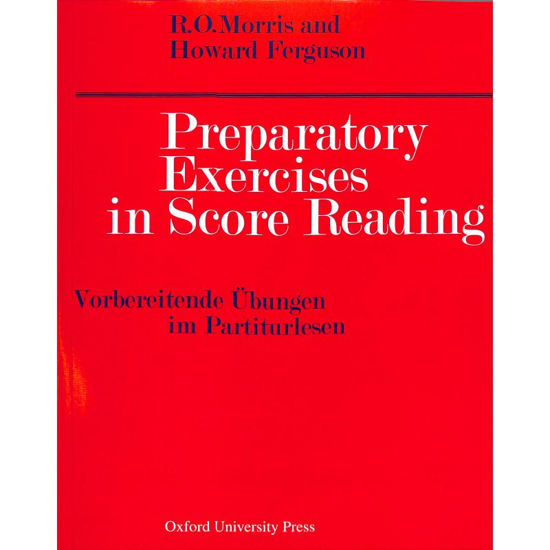 Preparatory exercises in score reading