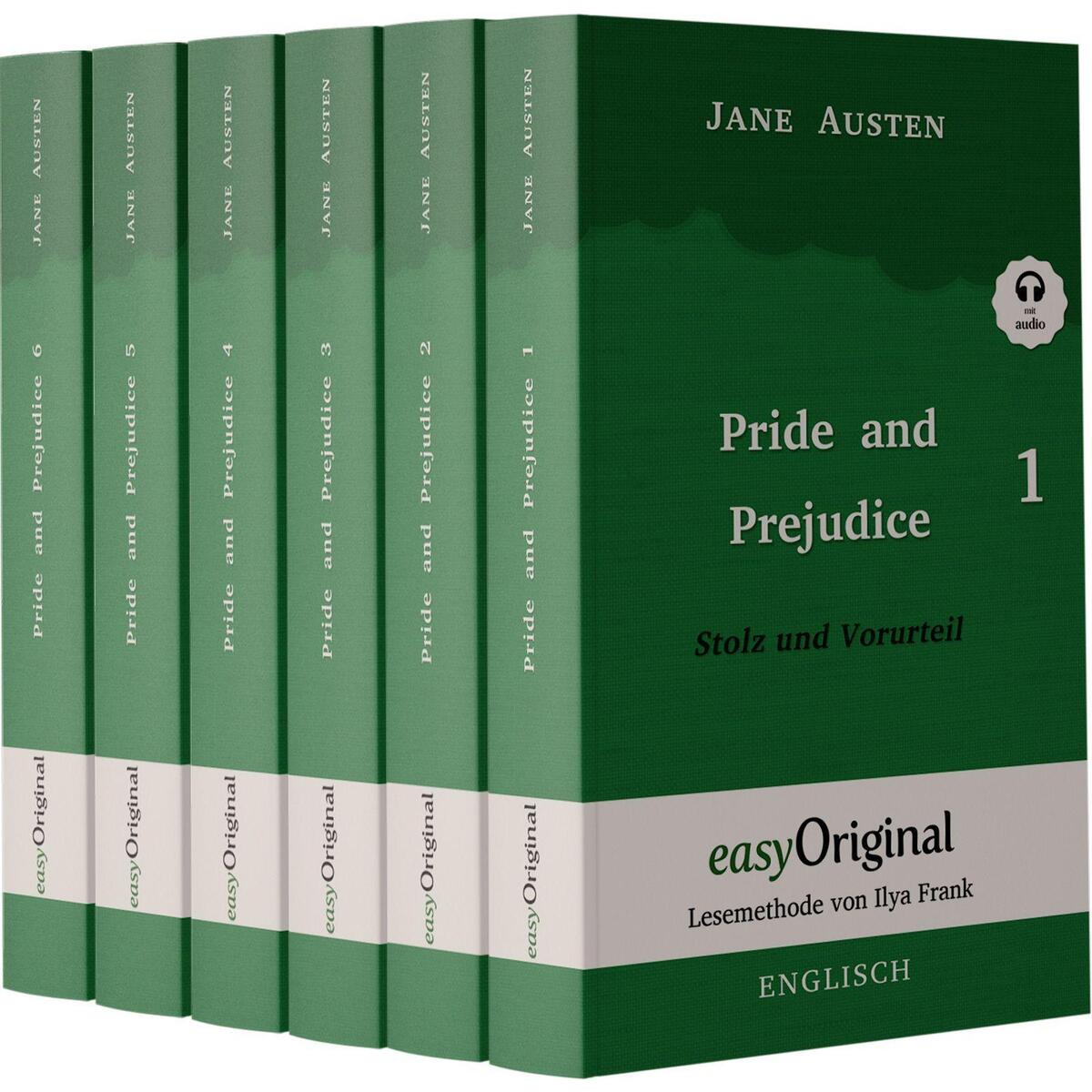 Pride and Prejudice / Stolz und Vorurteil - 6 Teile Softcover - (Buch +MP3 Audio... Pride and Prejudice / Stolz und Vorurteil - 6 Teile Softcover - (Buch +MP3 Audio... von EasyOriginal Verlag e.U.