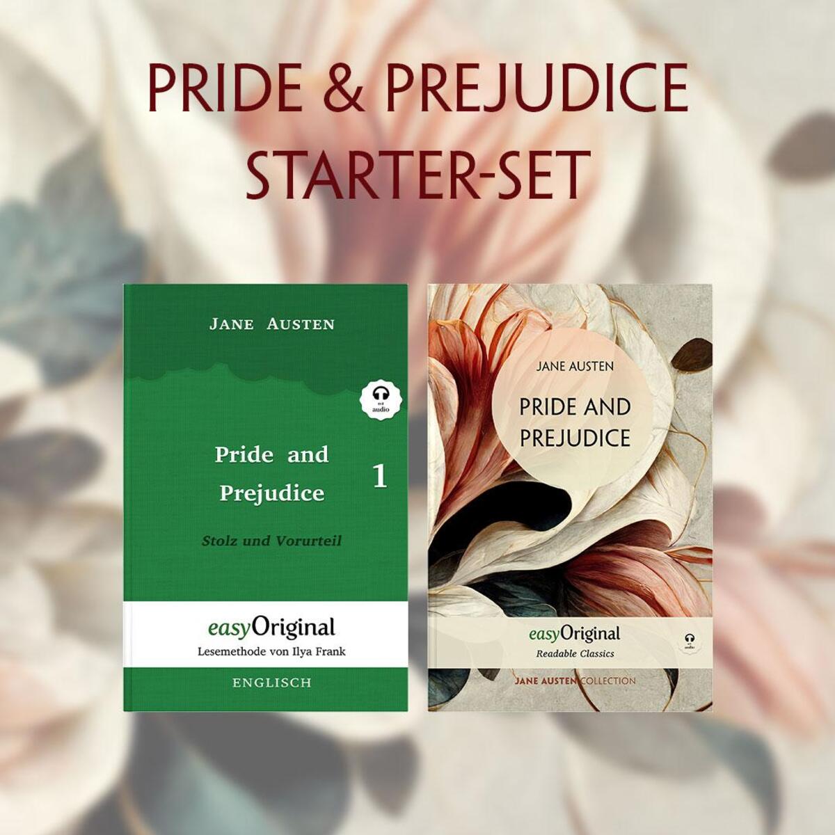 Pride and Prejudice / Stolz und Vorurteil - Starter-Set (mit 3 MP3 Audio-CDs) von EasyOriginal Verlag e.U.