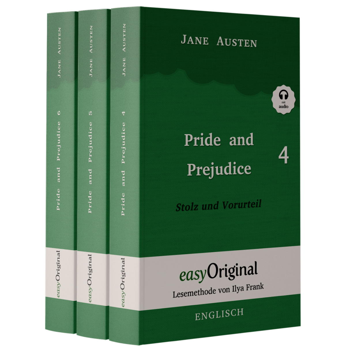 Pride and Prejudice / Stolz und Vorurteil - Teile 4-6 Softcover (mit kostenlosem... Pride and Prejudice / Stolz und Vorurteil - Teile 4-6 Softcover (mit kostenlosem... von EasyOriginal Verlag e.U.