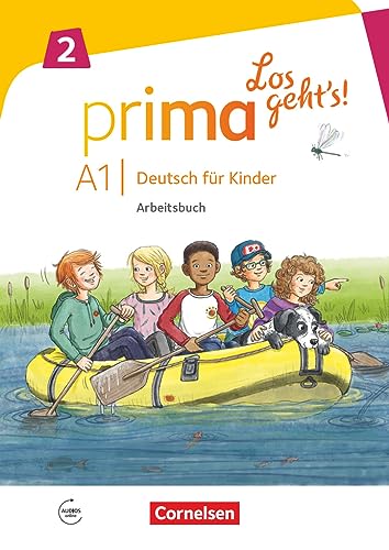 Prima - Los geht's! - Deutsch für Kinder - Band 2: Arbeitsbuch mit Stickerbogen (Prima - Los geht's!, Band 2)