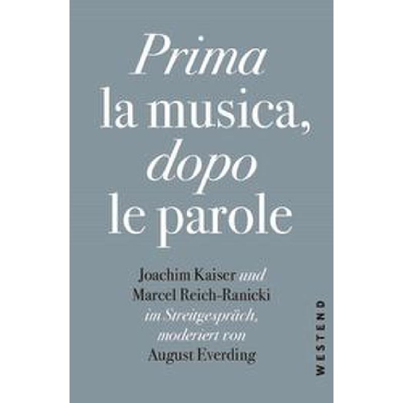 Prima la musica dopo le parole