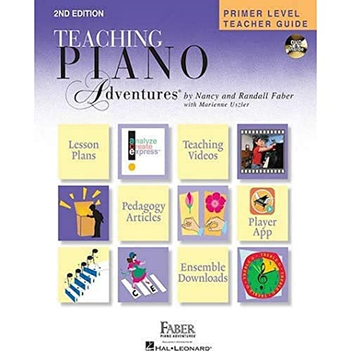 Primer Level Teacher Guide: Hardcover with DVD [With DVD] von Faber Piano Adventures