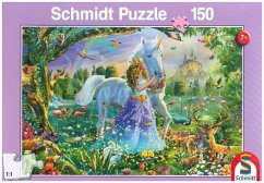 Prinzessin mit Einhorn und Schloss (Kinderpuzzle) von Schmidt Spiele