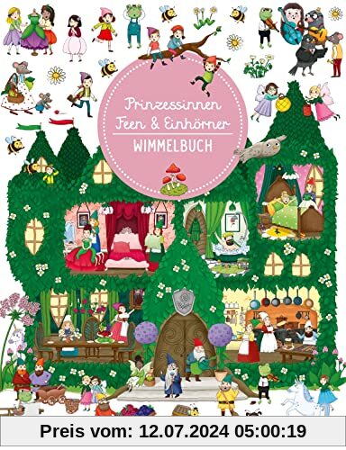Prinzessinnen, Feen & Einhörner Wimmelbuch: Eintauchen in die Welt der Feen in Bildern ab 2 Jahre: Eintauchen in die Welt der Prinzessinnen, Feen & Einhörner in Bildern ab 2 Jahre