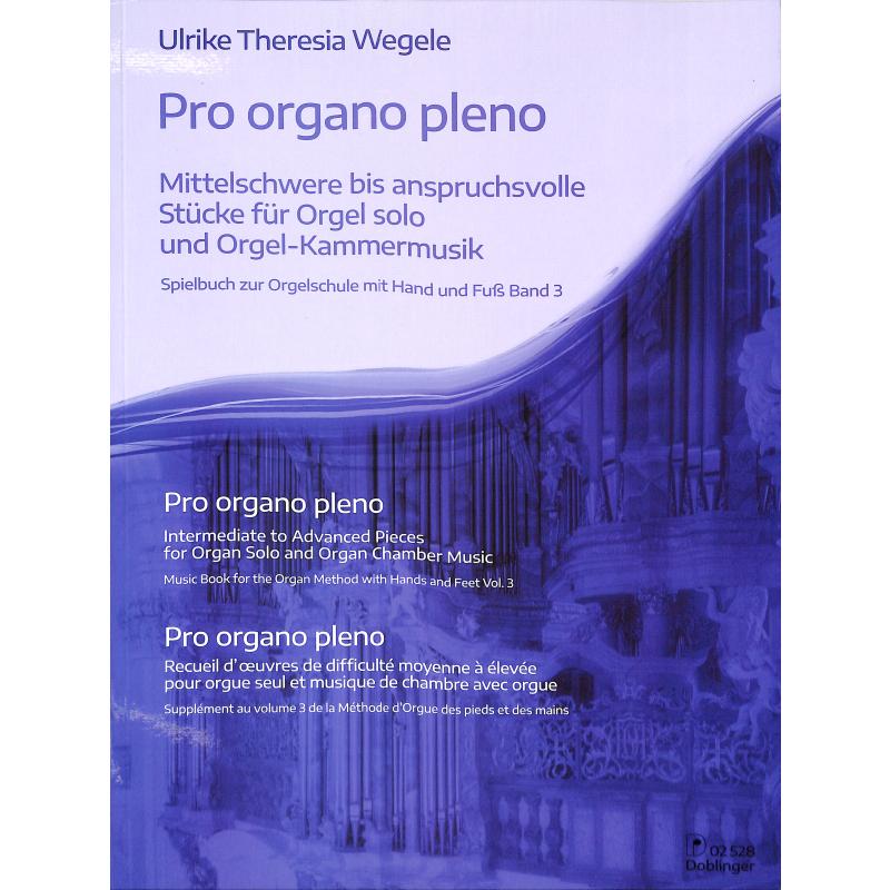 Pro organo pleno Pro organo pleno