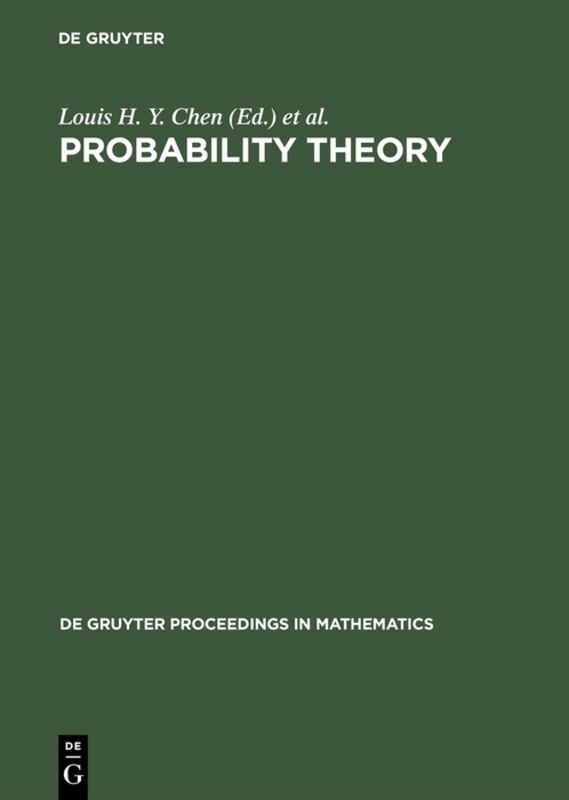 Probability Theory von De Gruyter