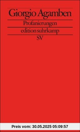 Profanierungen (edition suhrkamp)