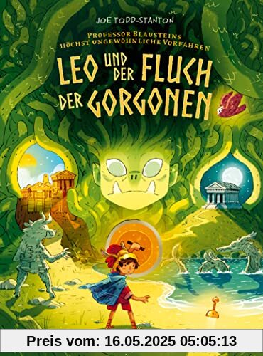 Professor Blausteins höchst ungewöhnliche Vorfahren (Band 2) - Leo und der Fluch der Gorgonen: Graphic Novel Reihe für Jungen und Mädchen ab 6 Jahren mit mythologischen Abenteuern
