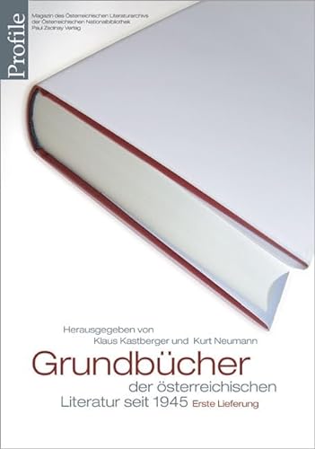Profile 14, Grundbücher der österreichischen Literatur: Erste Lieferung von Paul Zsolnay Verlag