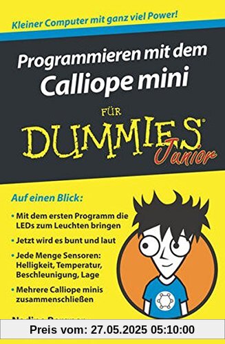 Programmieren mit dem Calliope mini für Dummies Junior