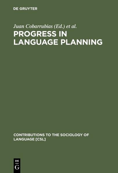 Progress in Language Planning von De Gruyter Mouton