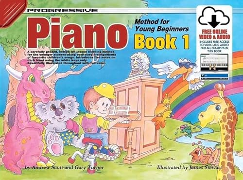 Progressive Piano Method For Young Beginners: Book 1. Für Klavier