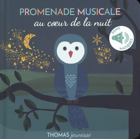 Promenade musicale au cœur de la nuit, livre musical à toucher sonore von THOMAS EDITIONS