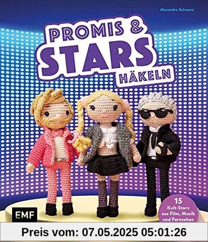 Promis und Stars häkeln: 15 Kult-Stars aus Film, Musik und Fernsehen als Amigurumis häkeln – Von Karl Lagerfeld über Ross Antony bis Lady Gaga Promis und Stars häkeln: 15 Kult-Stars aus Film, Musik und Fernsehen als Amigurumis häkeln – Von Karl Lagerfeld über Ross Antony bis Lady Gaga