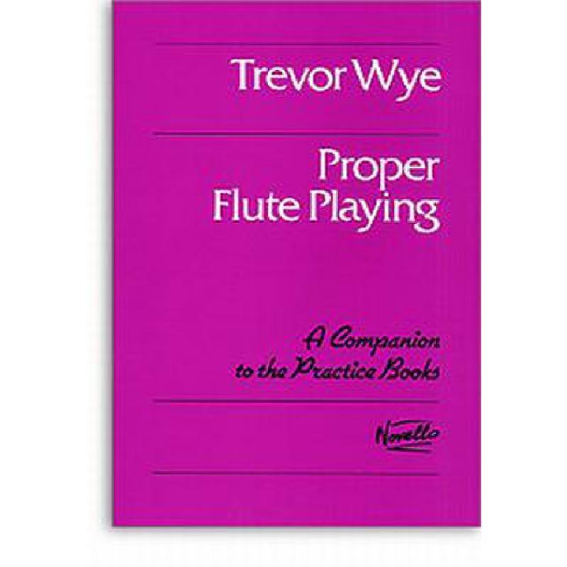 Proper flute playing