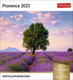 Provence Sehnsuchtskalender 2025 - Wochenkalender mit 53 Postkarten von Harenberg