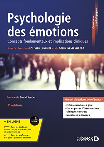 Psychologie des émotions: Concepts fondamentaux et implications cliniques von DE BOECK SUP