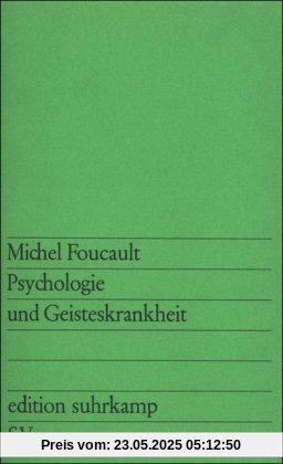 Psychologie und Geisteskrankheit (edition suhrkamp)