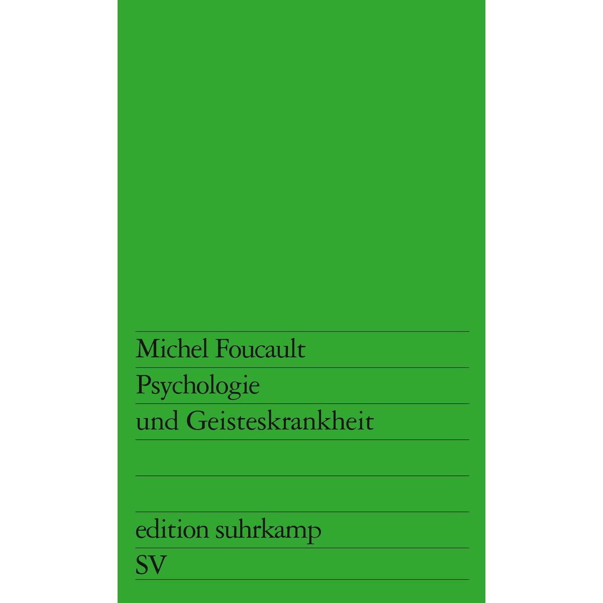 Psychologie und Geisteskrankheit Psychologie und Geisteskrankheit von Suhrkamp Verlag