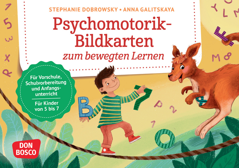 Psychomotorik-Bildkarten zum bewegten Lernen Psychomotorik-Bildkarten zum bewegten Lernen von Don Bosco Medien