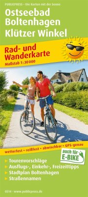 PublicPress Rad- und Wanderkarte Ostseebad Boltenhagen - Klützer Winkel von Freytag-Berndt u. Artaria / PUBLICPRESS