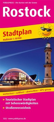 PublicPress Stadtplan Rostock von Freytag-Berndt u. Artaria / PUBLICPRESS