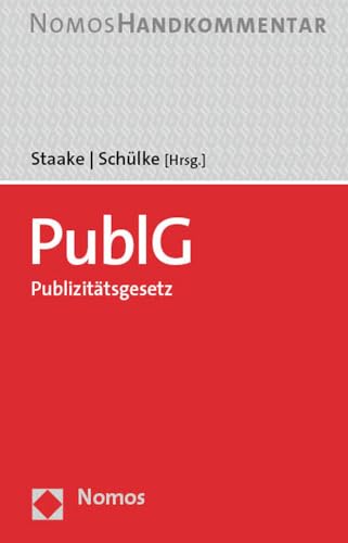Publizitätsgesetz: PublG: Handkommentar von Nomos