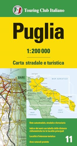 Puglia 1:200.000 (Carte regionali 1:200.000) von Touring