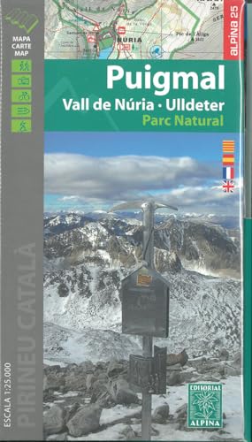 Puigmal - Vall de Nuria - Ulldeter: Parc Natural - Mapkit von alpina