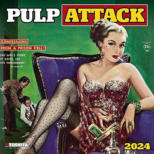 Pulp Attack 2024: Kalender 2024 (Media Illustration) von Tushita PaperArt