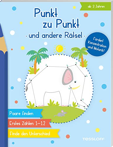 Punkt zu Punkt und andere Rätsel: Rätselspaß für Kinder ab 3 Jahren (Von Punkt zu Punkt)