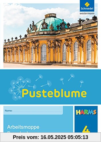 Pusteblume. Das Sachbuch - Ausgabe 2016 für Berlin und Brandenburg: Harms Arbeitsmappe 4 Brandenburg