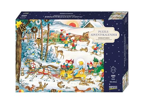 Puzzle-Adventskalender »Weihnachtsumzug«: 24 Tage Puzzlefreude im Advent Puzzle-Adventskalender »Weihnachtsumzug«: 24 Tage Puzzlefreude im Advent von Korsch Verlag