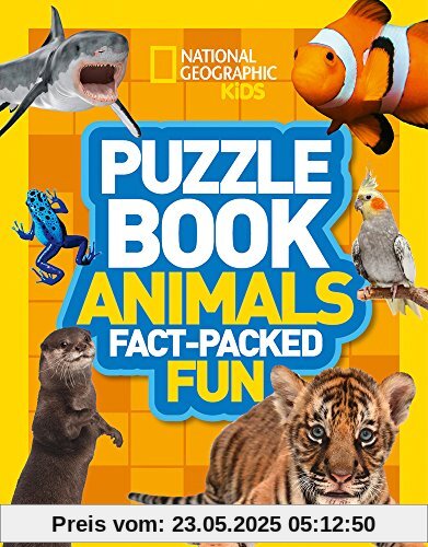 Puzzle Book Animals: Brain-Tickling Quizzes, Sudokus, Crosswords and Wordsearches (National Geographic Kids Puzzle Books)