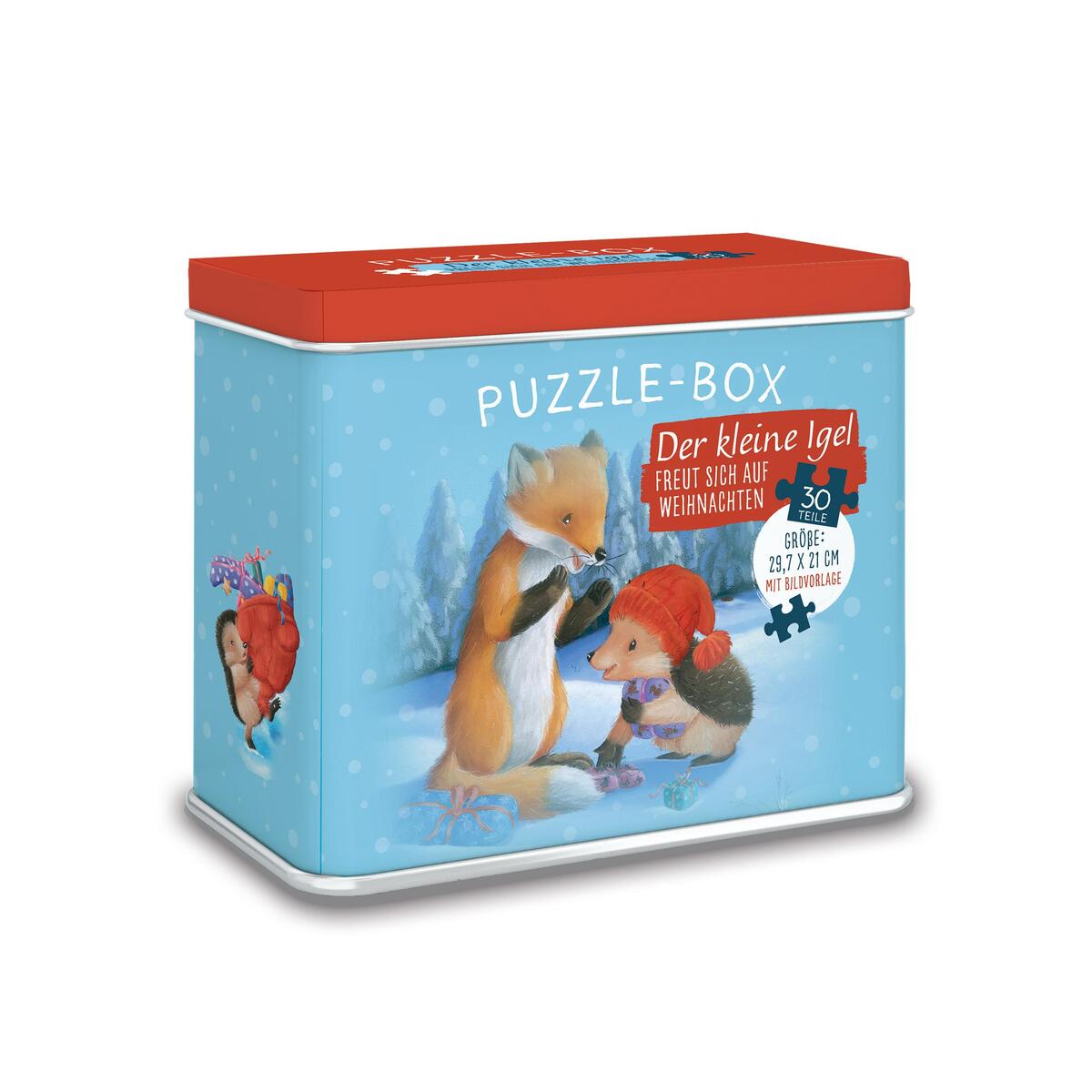 Puzzle-Box - Der kleine Igel freut sich auf Weihnachten Puzzle-Box - Der kleine Igel freut sich auf Weihnachten von Brunnen-Verlag GmbH