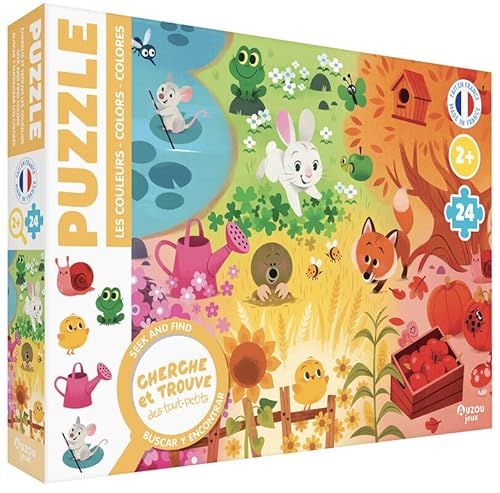 Puzzle cherche et trouve des tout-petits - les couleurs von AUZOU